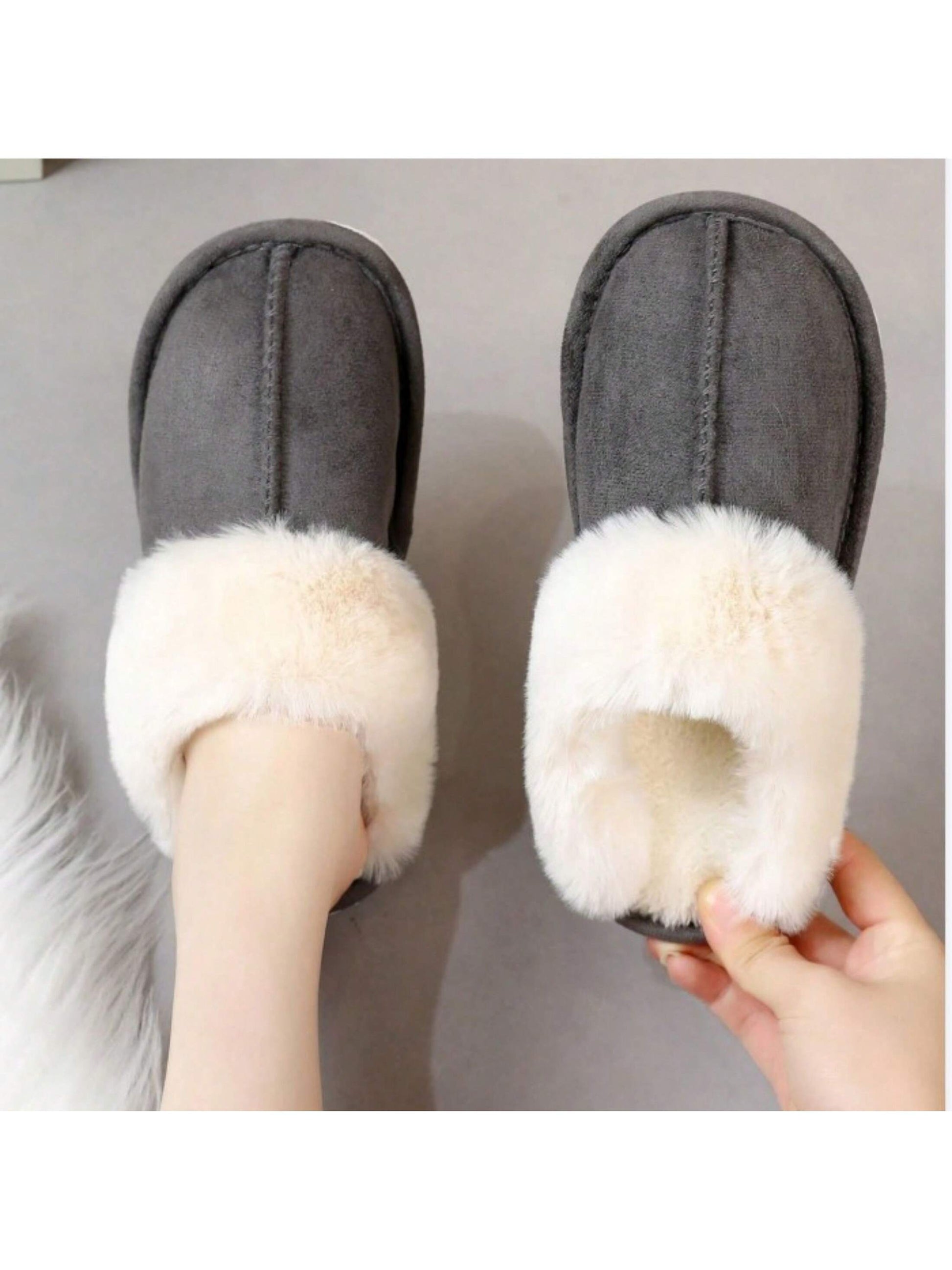 Womens Slippers Fluffy Cozy Fashion Slippers Warm Soft House Slippers