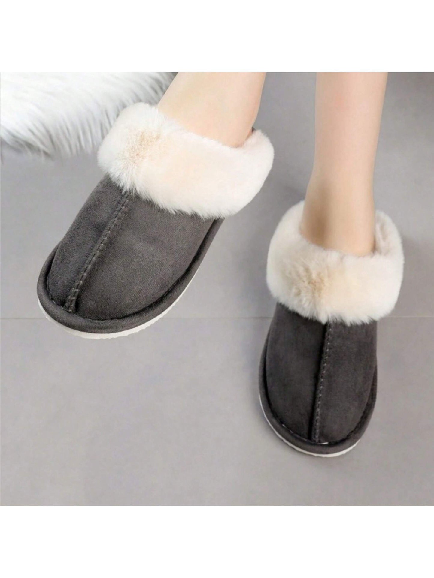 Womens Slippers Fluffy Cozy Fashion Slippers Warm Soft House Slippers