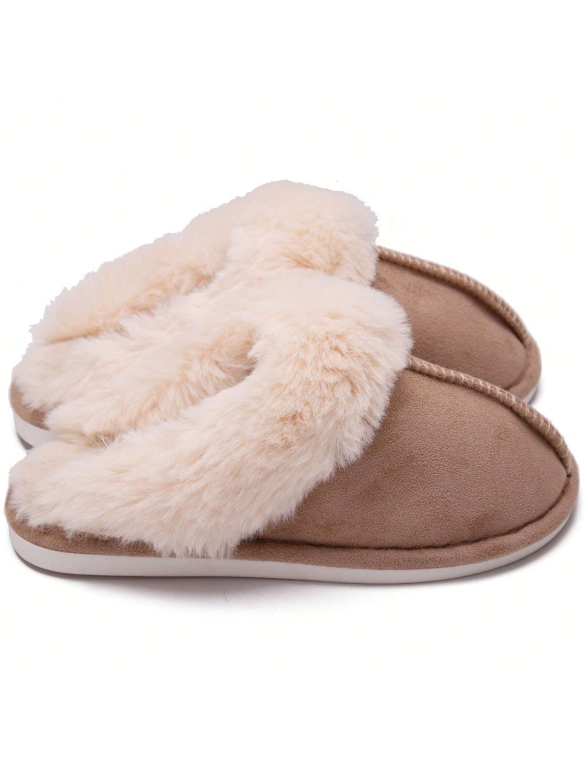 Womens Slippers Fluffy Cozy Fashion Slippers Warm Soft House Slippers