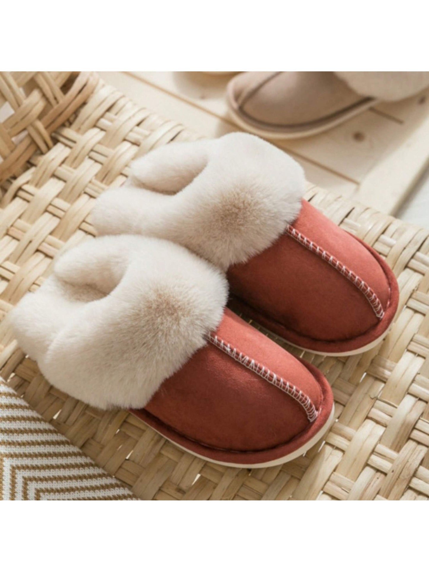 Womens Slippers Fluffy Cozy Fashion Slippers Warm Soft House Slippers