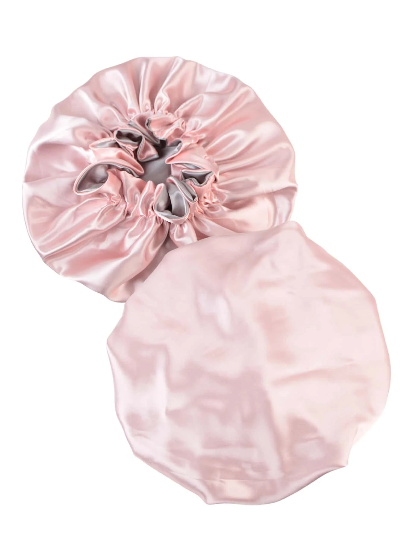 Color Block Satin Sleeping Hat Silk Bonnet Satin Bonnet Valentine'S Day