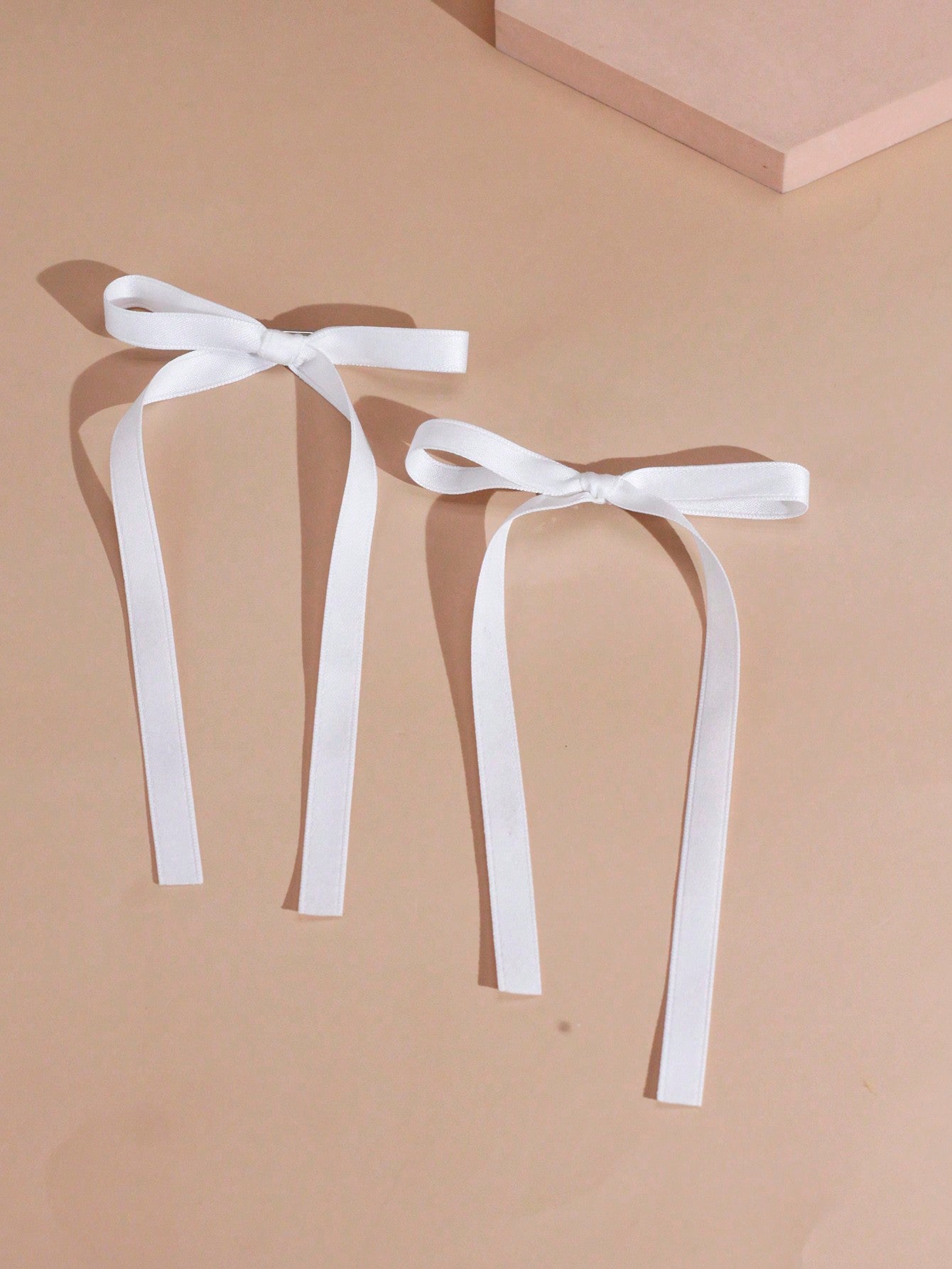 2Pcs Ballet Style Women'S Simple Ribbon Bow Hair Clip, Suitable for Any Occasion Cute Flower Clip Valentine'S Day Valentines