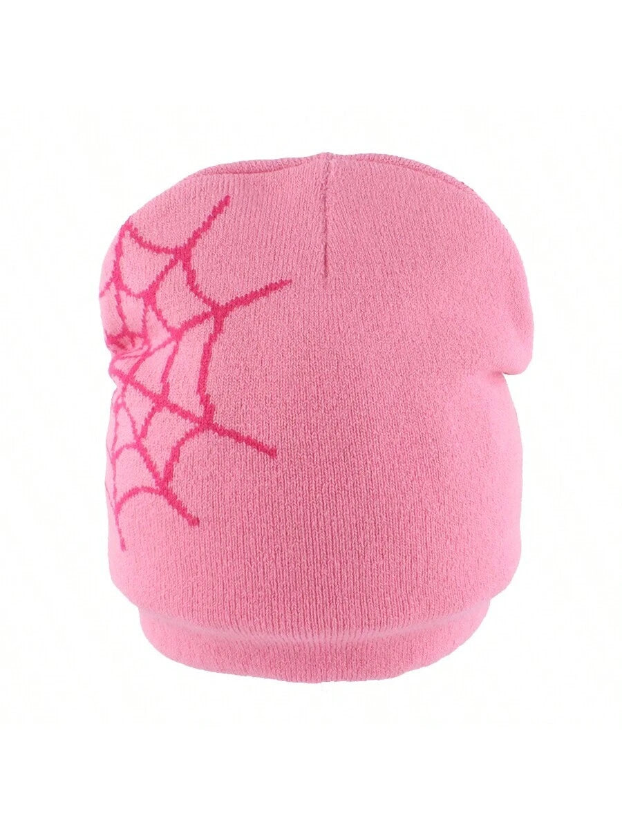 Winter Hats for Women New Beanies Knitted Cute Hat Girls Autumn Female Beanie Caps Warmer Bonnet Ladies Street Hip Hop Cap,School Y2K Pink Accessories