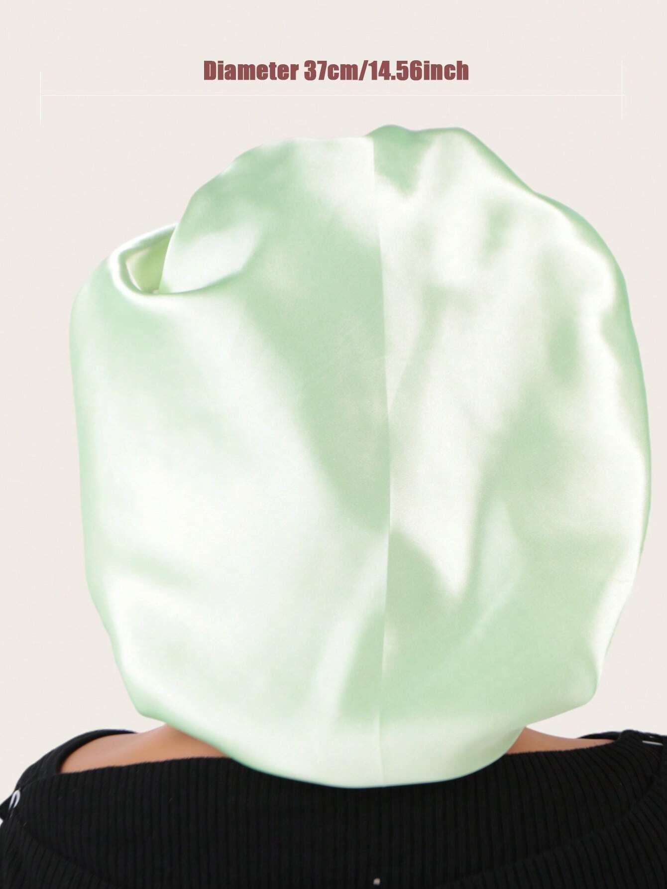 Color Block Satin Sleeping Hat Silk Bonnet Satin Bonnet Valentine'S Day