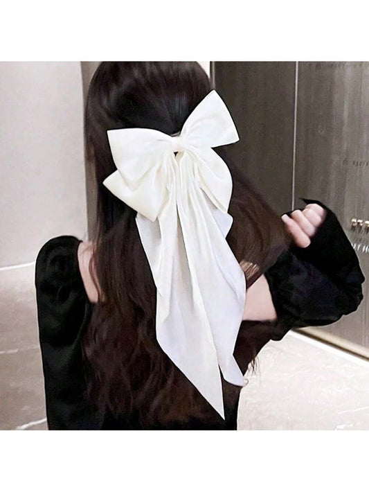 1Pc Stylish Minimalist Elegant Large Bow Tie Brooch, Suitable for Daily Commute, Going Out, Parties, Festivals, Best Gift