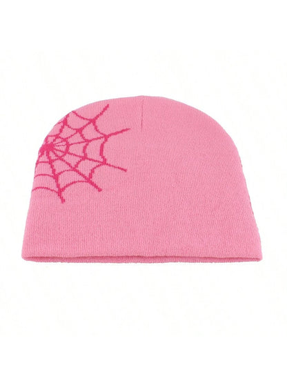 Winter Hats for Women New Beanies Knitted Cute Hat Girls Autumn Female Beanie Caps Warmer Bonnet Ladies Street Hip Hop Cap,School Y2K Pink Accessories