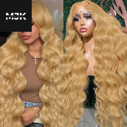 28 Inch Ombre Lace Front Wig Human Hair 1B/30 Body Wave Highlight Lace Front Wigs Human Hair Colored 13X4 Ombre Brown Wig Human Hair 200% Density Glueless HD Lace Frontal Wigs Human Hair