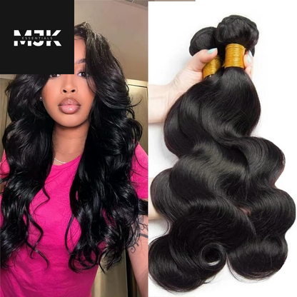 12 a Human Hair Bundles 20 22 24 26 Inch Body Wave Curly Bundles Human Hair 100% Unprocessed Brazilian Raw Virgin Hair 4 Bundles Body Wave Natural Color