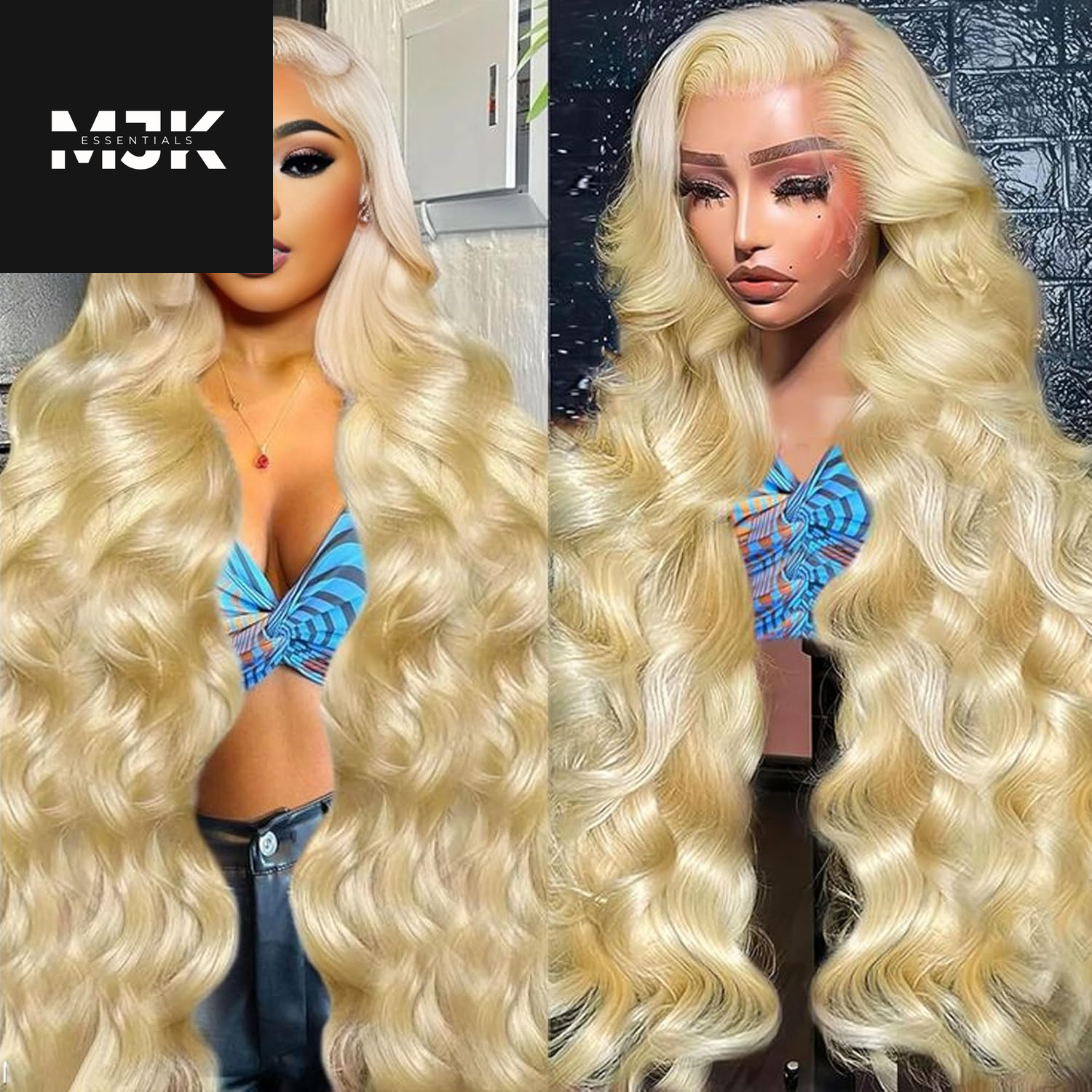 30 Inch 613 13X6 Lace Front Wig Human Hair 200 Density Body Wave Blonde Wig Human Hair Pre Plucked 613 HD Lace Frontal Wig 13X6 Body Wave Wigs with Baby Hair for Women