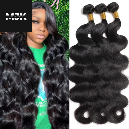 12A Human Hair Bundles 20 22 24 26 Inch Body Wave Bundles Human Hair 100% Unprocessed Brazilian Virgin Hair 4 Bundles Deals Human Hair Extensions Quick Weave Bundles Human Hair Natural Black