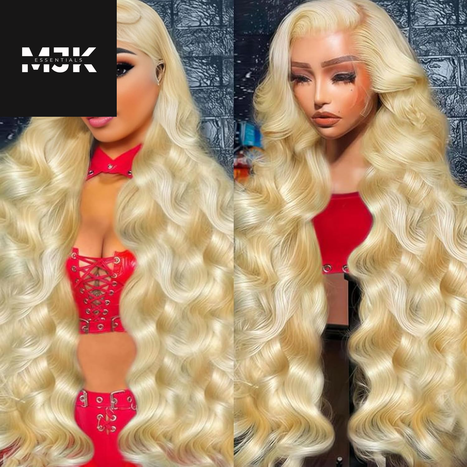 30 Inch 613 13X6 Lace Front Wig Human Hair 200 Density Body Wave Blonde Wig Human Hair Pre Plucked 613 HD Lace Frontal Wig 13X6 Body Wave Wigs with Baby Hair for Women