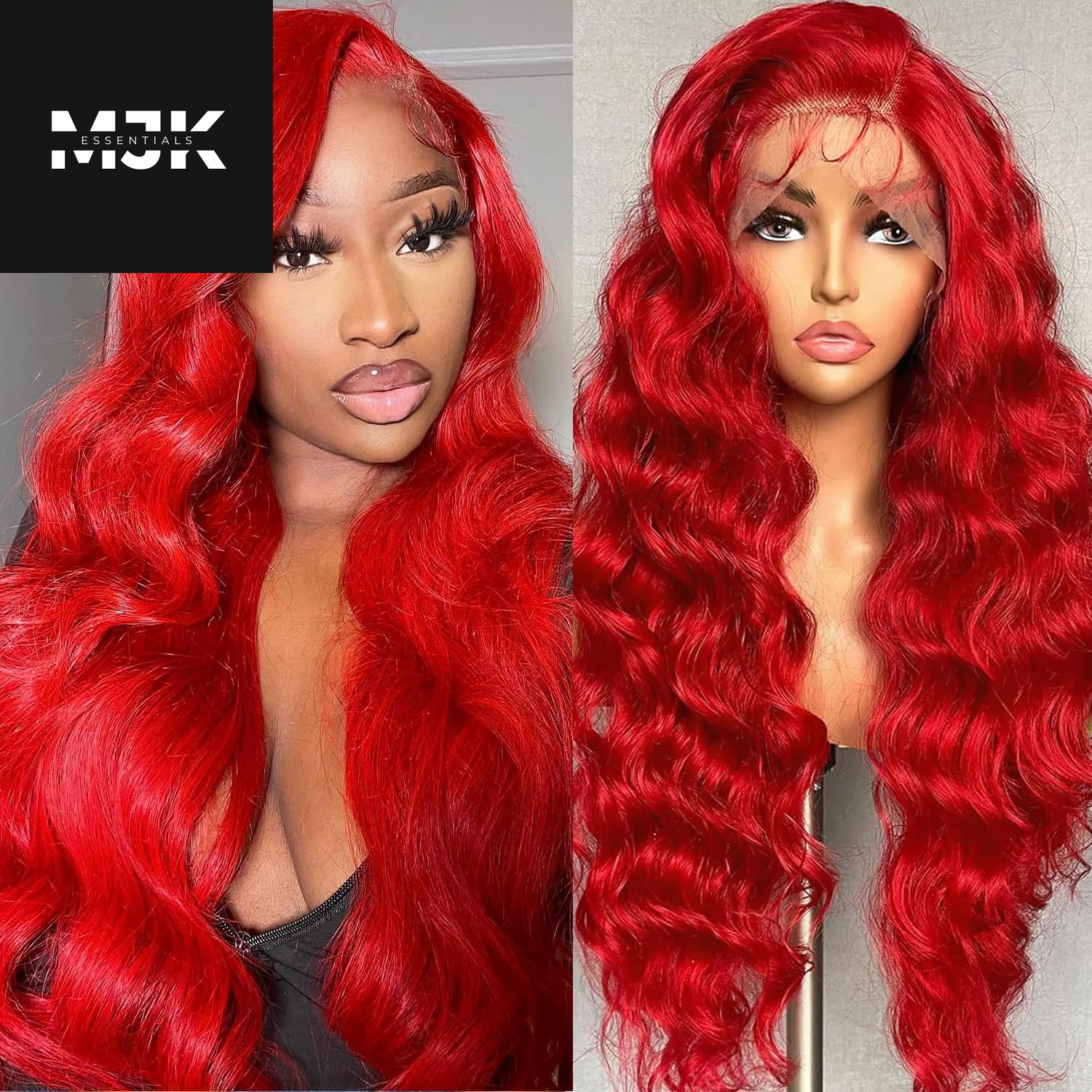 28 Inch Ombre Lace Front Wig Human Hair 1B/30 Body Wave Highlight Lace Front Wigs Human Hair Colored 13X4 Ombre Brown Wig Human Hair 200% Density Glueless HD Lace Frontal Wigs Human Hair