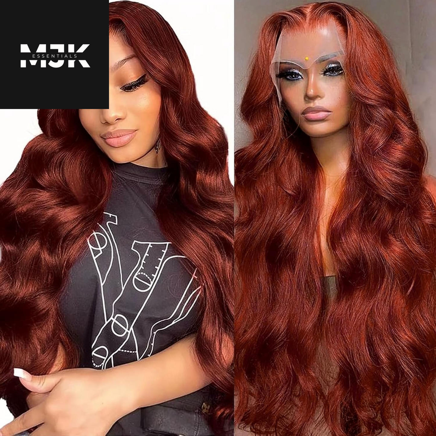 30Inch 13X6 Chocolate Brown Body Wave Lace Front Wigs Human Hair Pre Plucked with Baby Hair 180% Density Full Lace Human Hair Wigs HD Transparent Lace Frontal Wigs for Women Colored Wigs