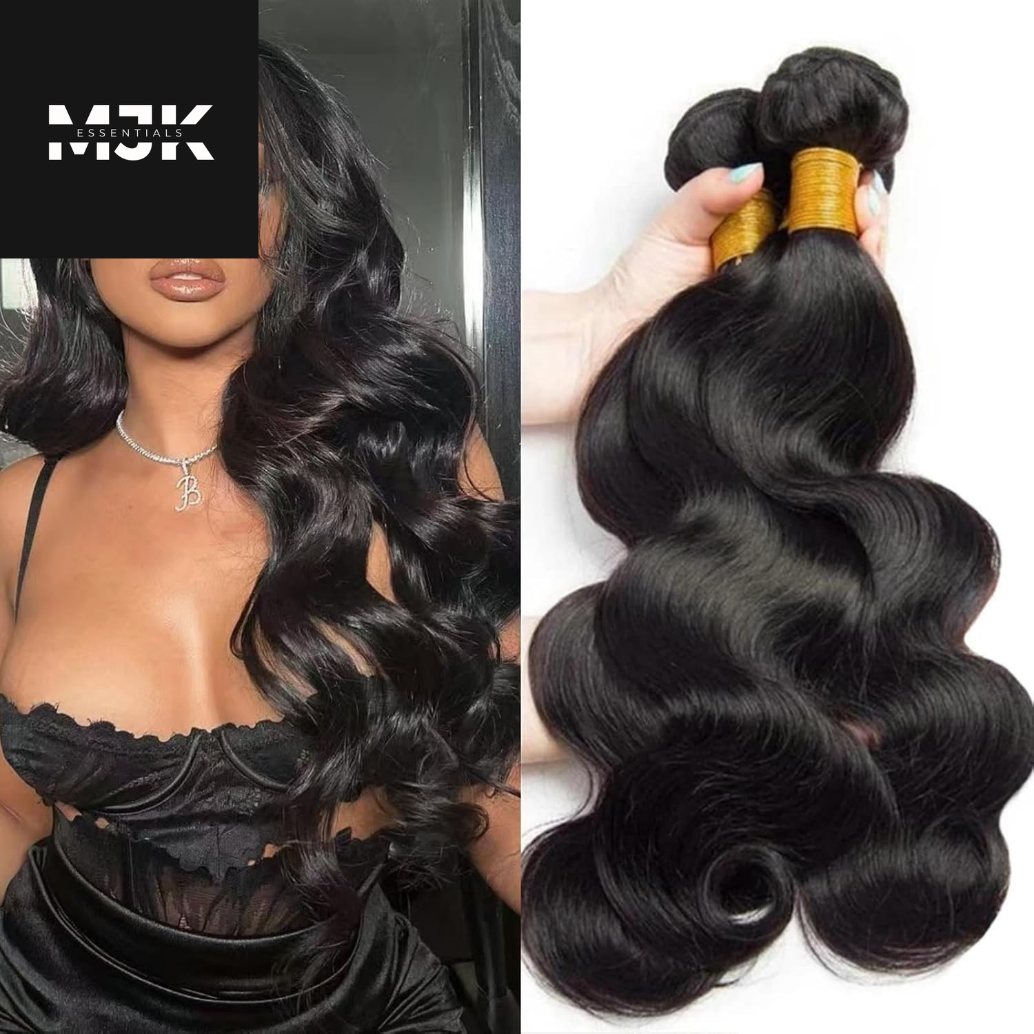 12 a Human Hair Bundles 20 22 24 26 Inch Body Wave Curly Bundles Human Hair 100% Unprocessed Brazilian Raw Virgin Hair 4 Bundles Body Wave Natural Color