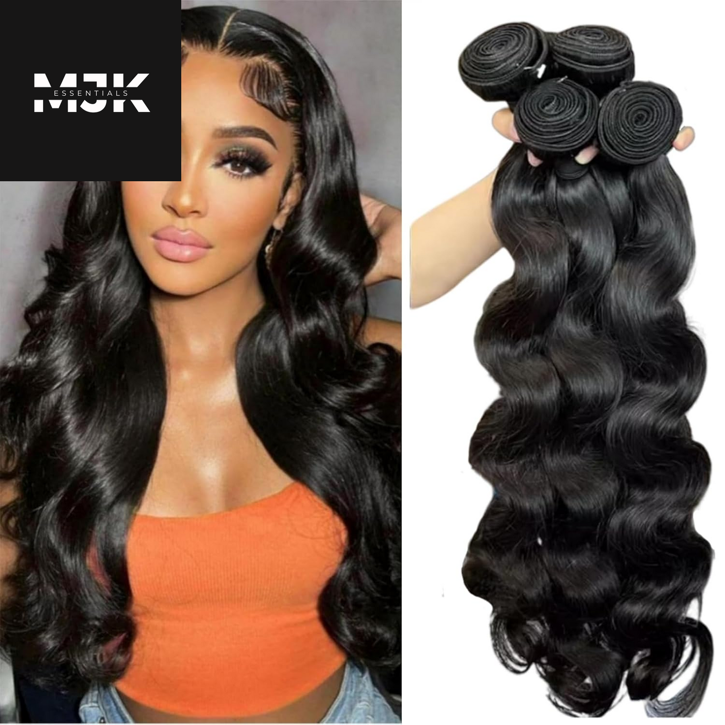 12 a Human Hair Bundles 20 22 24 26 Inch Body Wave Curly Bundles Human Hair 100% Unprocessed Brazilian Raw Virgin Hair 4 Bundles Body Wave Natural Color