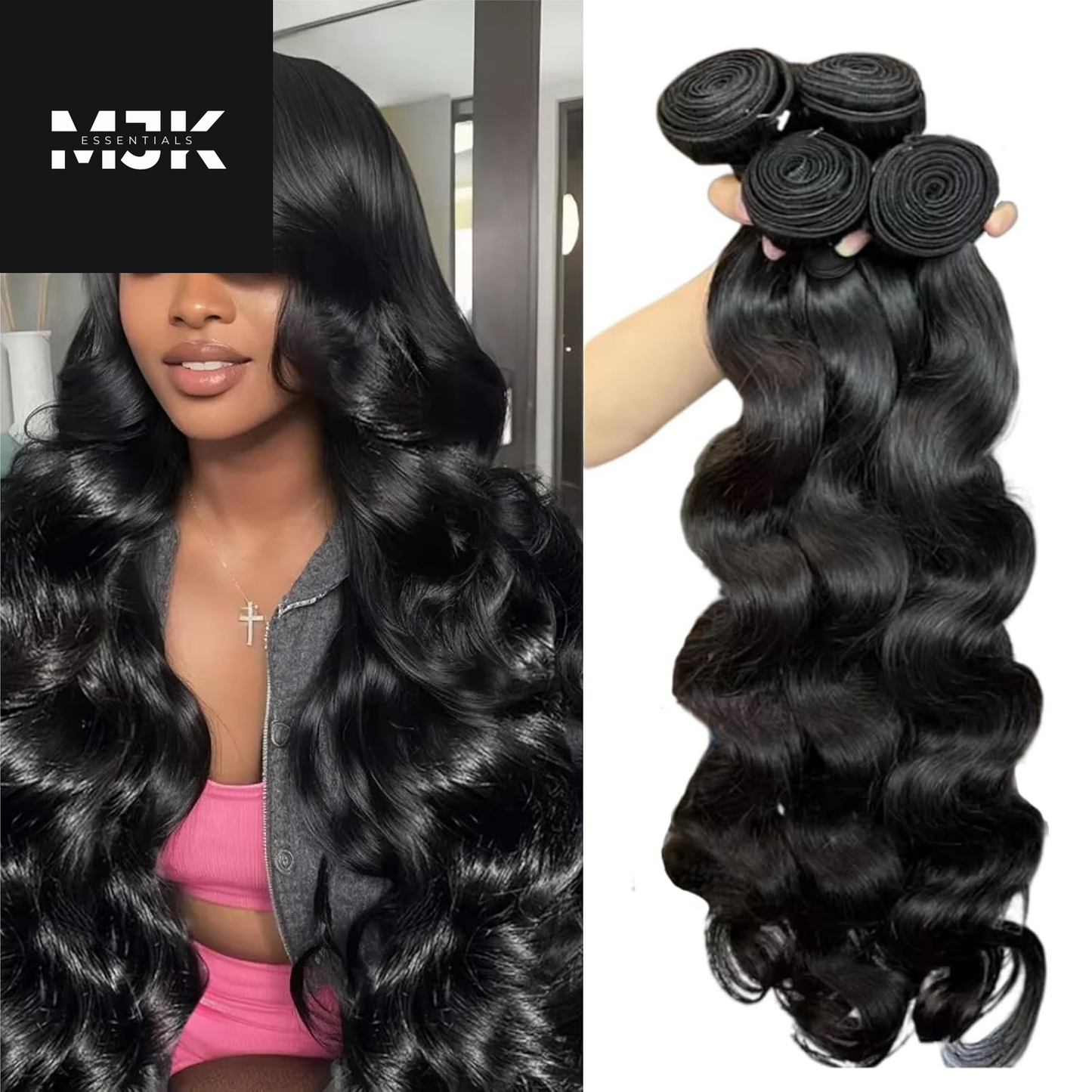 12 a Human Hair Bundles 20 22 24 26 Inch Body Wave Curly Bundles Human Hair 100% Unprocessed Brazilian Raw Virgin Hair 4 Bundles Body Wave Natural Color