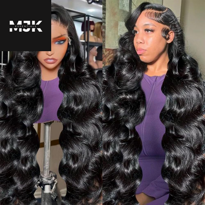 28 Inch 5X5 HD Lace Closure Wigs Human Hair Wear and Go Glueless Wigs Human Hair Pre Plucked Pre Cut 180% Density Body Wave Lace Front Wigs Human Hair for Women