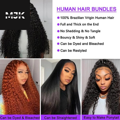 Human Hair Bundles 16 18 20 Inch 12A Brazilian Water Wave Bundles 100% Unprocessed Virgin Deep Wave Human Hair 3 Bundles/Lot Hair Weft Natural Color