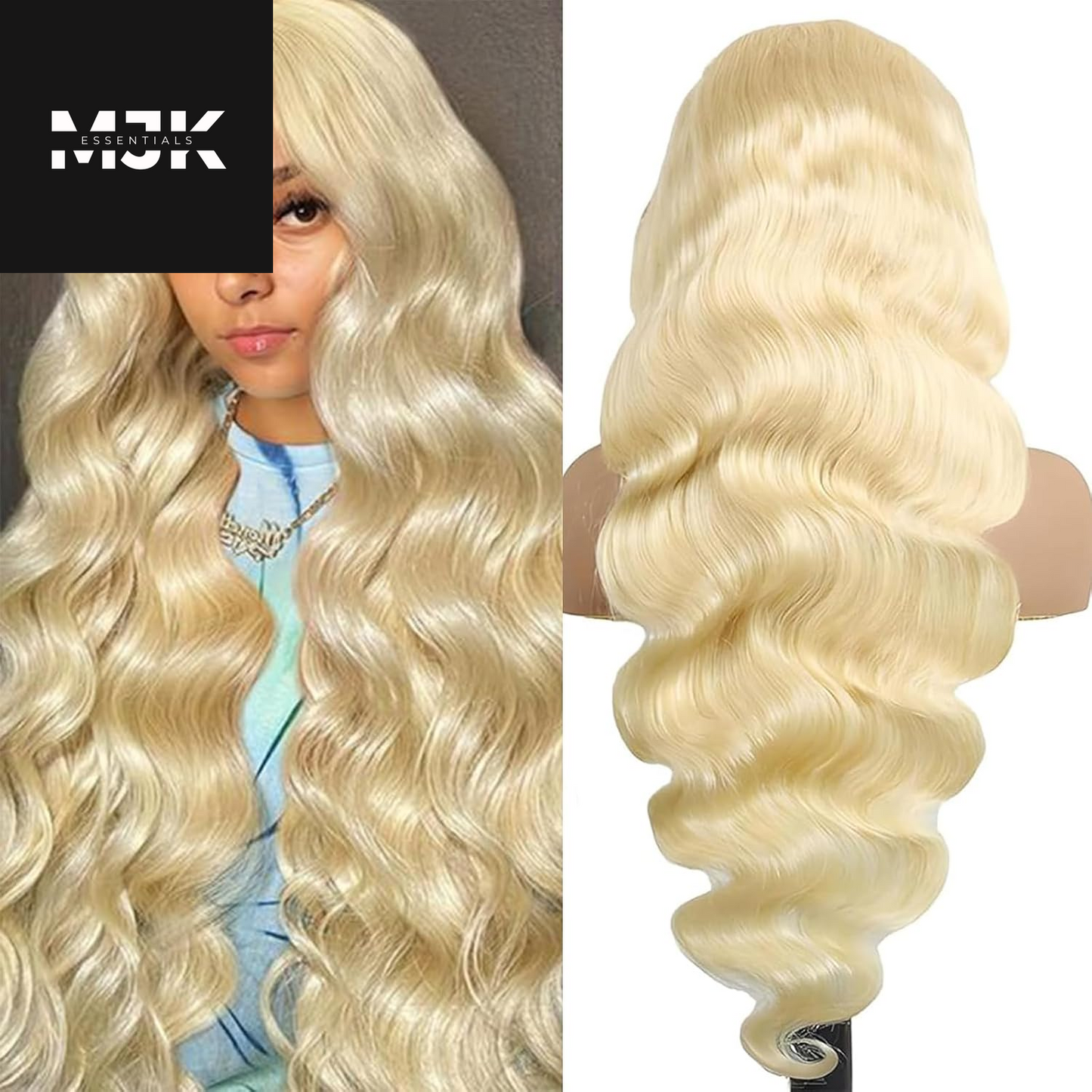 30 Inch 613 13X6 Lace Front Wig Human Hair 200 Density Body Wave Blonde Wig Human Hair Pre Plucked 613 HD Lace Frontal Wig 13X6 Body Wave Wigs with Baby Hair for Women