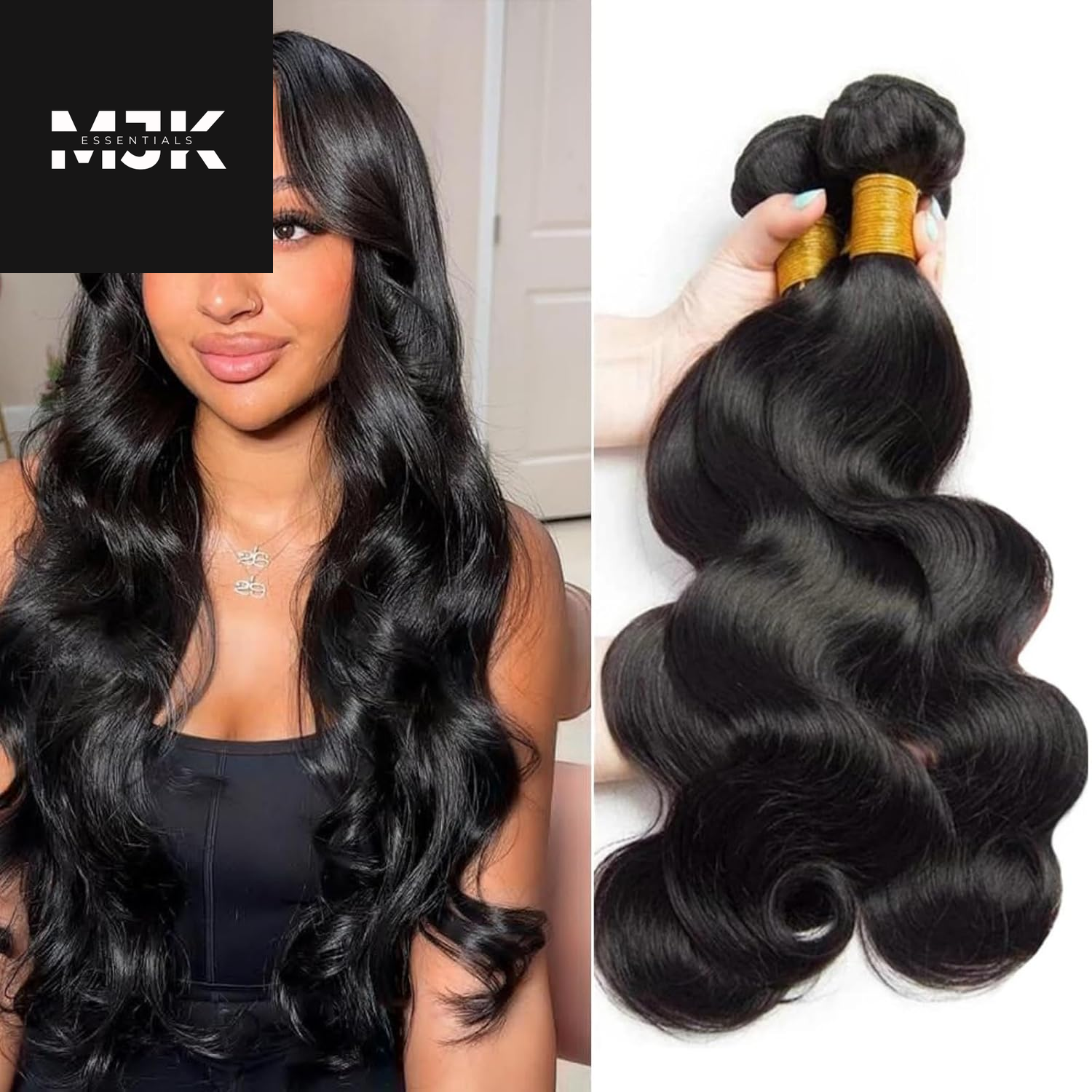 12 a Human Hair Bundles 20 22 24 26 Inch Body Wave Curly Bundles Human Hair 100% Unprocessed Brazilian Raw Virgin Hair 4 Bundles Body Wave Natural Color