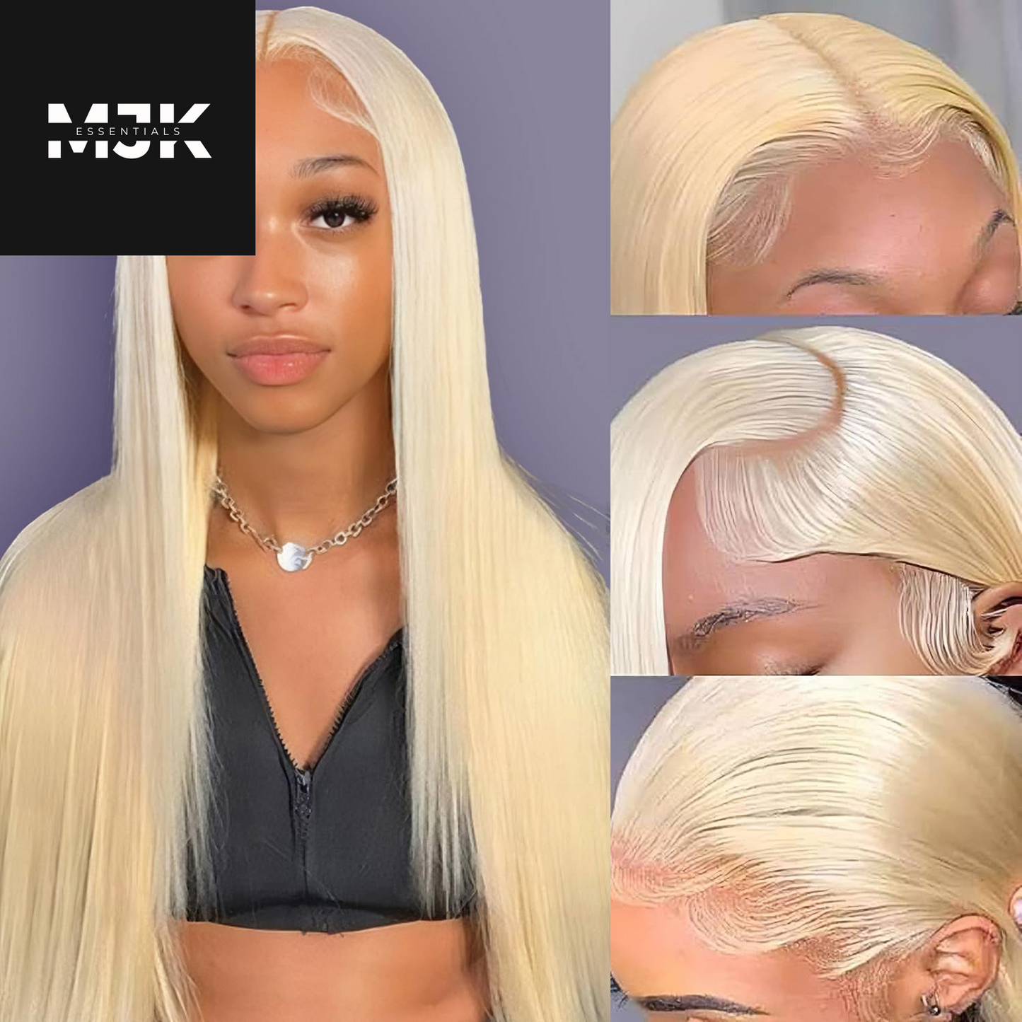 30 Inch 613 Lace Front Wig Human Hair Blonde 13X6 HD Transparent Lace Front Wigs Human Hair 180% Density Blonde Glueless Wigs Human Hair 613 HD Straight Lace Frontal Wigs Human Hair Pre Plucked