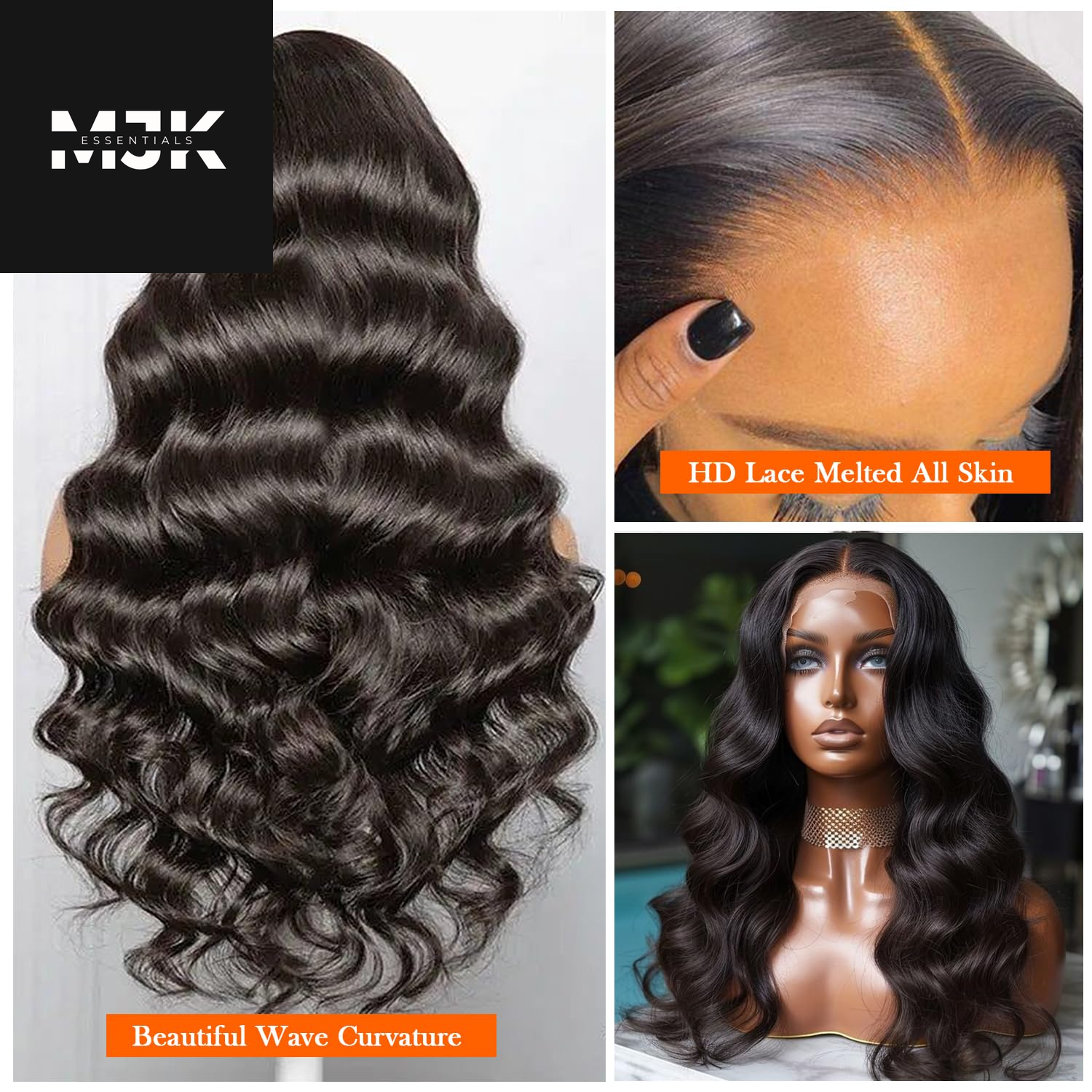 28 Inch Body Wave Lace Front Wigs Human Hair 13X4 HD Transparent Lace Frontal Wigs Human Hair 180% Density Glueless Wigs Pre Plucked with Natural Hairline Baby Hair Wigs for Black Women