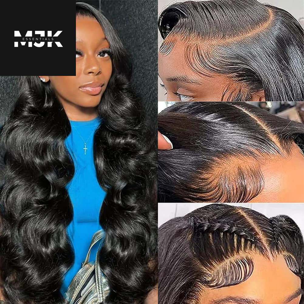 28 Inch 5X5 HD Lace Closure Wigs Human Hair Wear and Go Glueless Wigs Human Hair Pre Plucked Pre Cut 180% Density Body Wave Lace Front Wigs Human Hair for Women