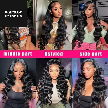 28 Inch 5X5 HD Lace Closure Wigs Human Hair Wear and Go Glueless Wigs Human Hair Pre Plucked Pre Cut 180% Density Body Wave Lace Front Wigs Human Hair for Women