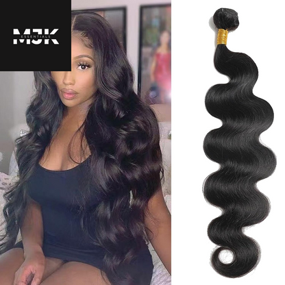 12A Human Hair Bundles 20 22 24 26 Inch Body Wave Bundles Human Hair 100% Unprocessed Brazilian Virgin Hair 4 Bundles Deals Human Hair Extensions Quick Weave Bundles Human Hair Natural Black