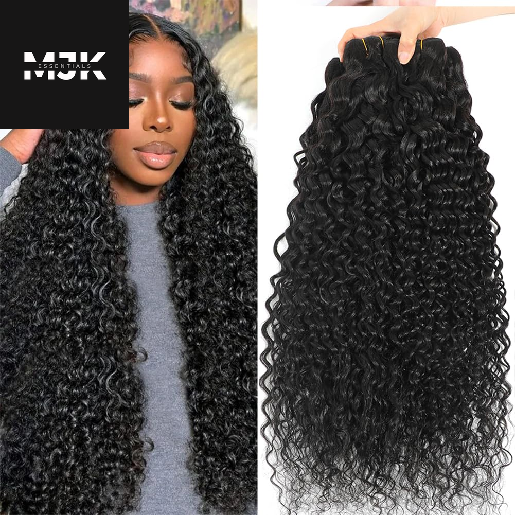 Human Hair Bundles 16 18 20 Inch 12A Brazilian Water Wave Bundles 100% Unprocessed Virgin Deep Wave Human Hair 3 Bundles/Lot Hair Weft Natural Color