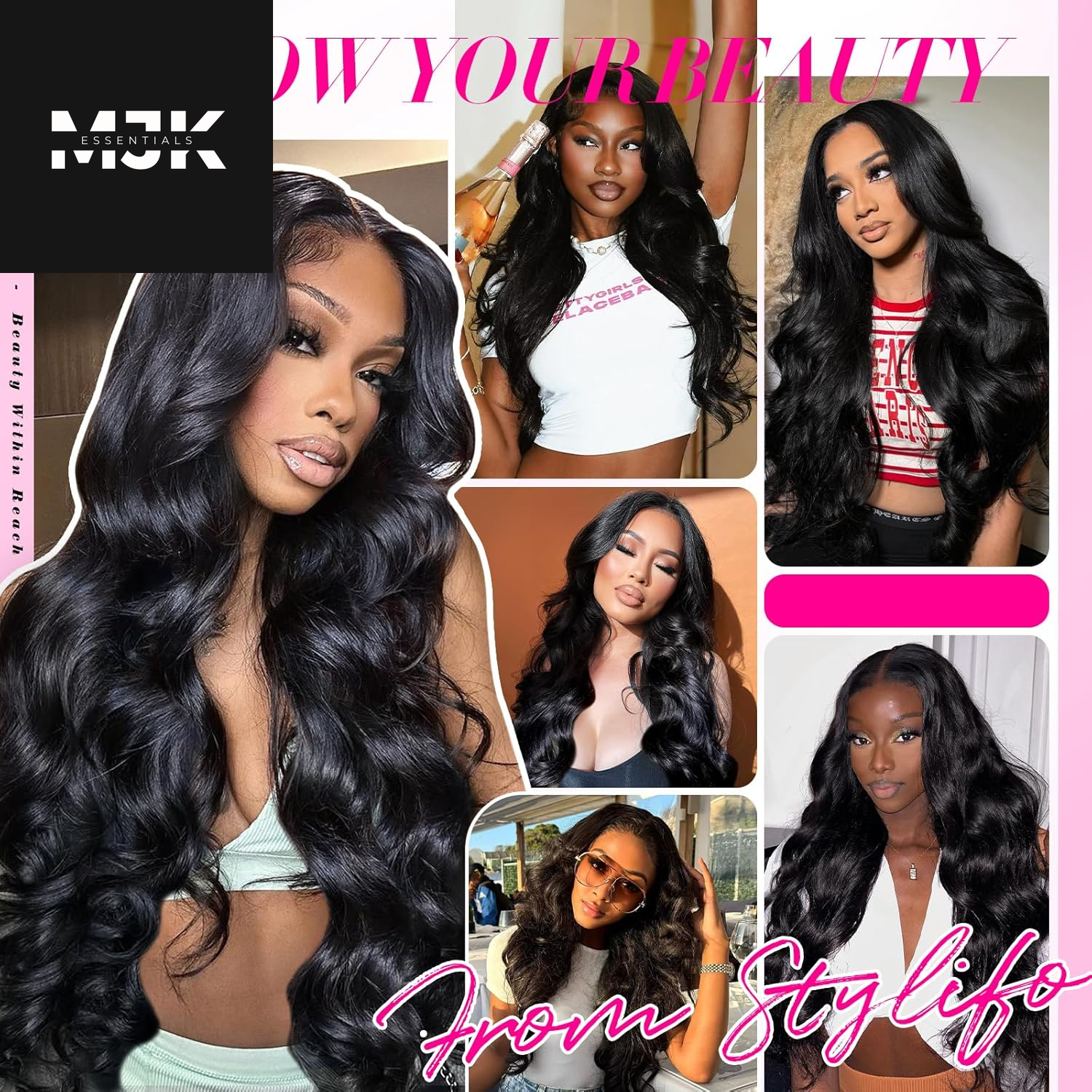 30 Inch 13X6 Lace Front Wigs Human Hair Body Wave Human Hair Wig HD Lace Frontal Glueless Wigs Human Hair Pre Plucked with Baby Hair 180 Density Natural Black