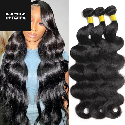 12A Human Hair Bundles 20 22 24 26 Inch Body Wave Bundles Human Hair 100% Unprocessed Brazilian Virgin Hair 4 Bundles Deals Human Hair Extensions Quick Weave Bundles Human Hair Natural Black