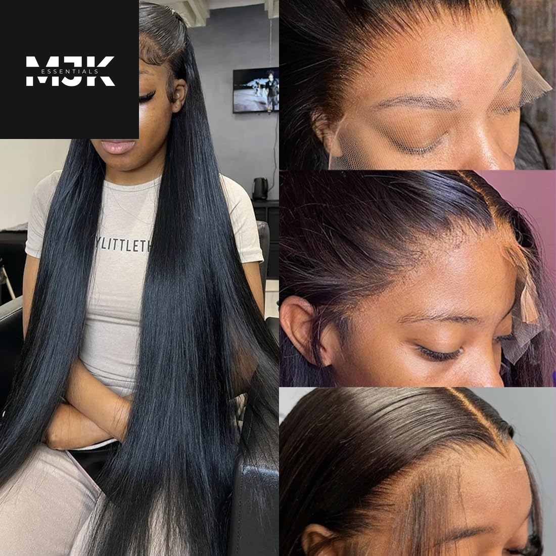 Straight Wigs Human Hair 30 Inch 13X6 Lace Front Wigs Human Hair 12A 200 Density Hd Transparent Straight Lace Front Wigs Human Hair Pre Plucked Bleached Tiny Knots Real Lace Frontal Wigs for Women