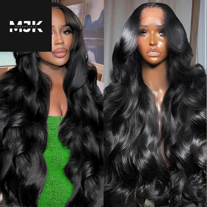 Closure Wigs Human Hair Body Wave 5X5 HD Lace Closure Wigs Human Hair Pre Plucked with Baby Hair 180% Density Brazilian Virgin Human Hair Wigs for Black Women Natural Color (Body Wave Wig, 24 Inch)